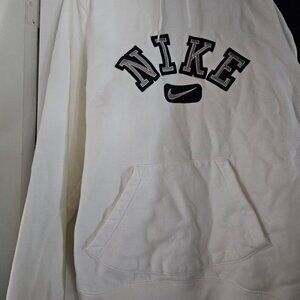 Nice White NIKE Heavy Sweatshirt L